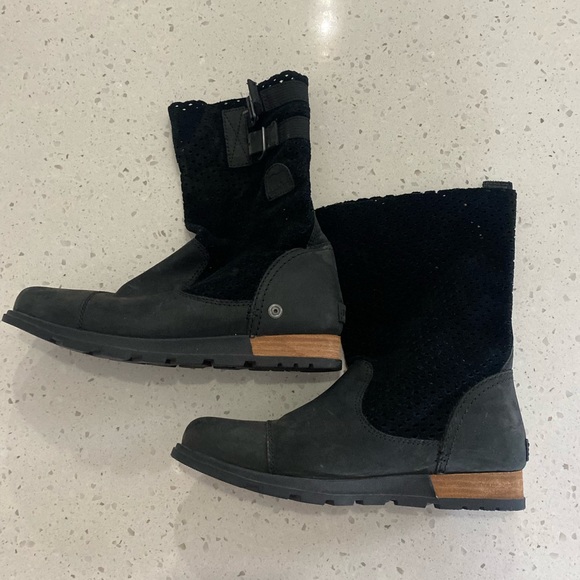 EUC Sorel Major Leather Boots - Picture 2 of 5